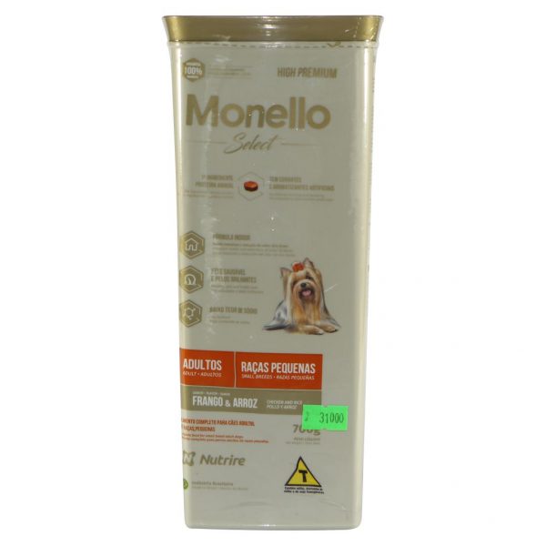 MONELLO SELECT RAZAS PEQUEÑAS 700 GR