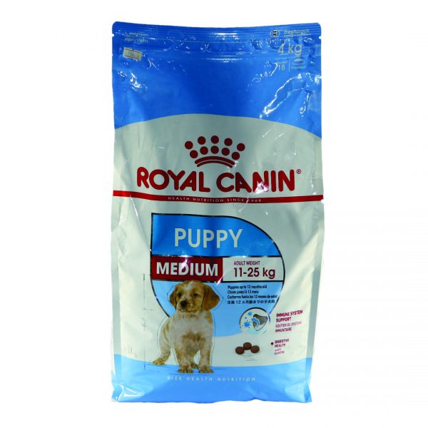 ROYAL CANIN PUPPY MEDIUM 4KG